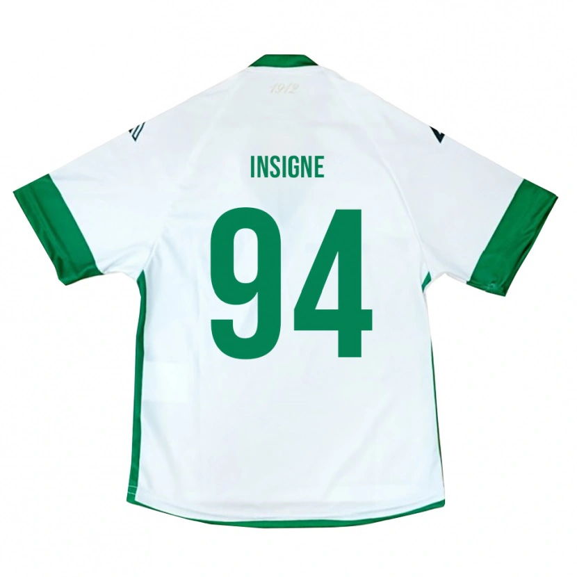 Danxen Barn Roberto Insigne #94 Vit Grön Blå Bortatröja Matchtröjor 2025/26 Tröjor T-Tröja