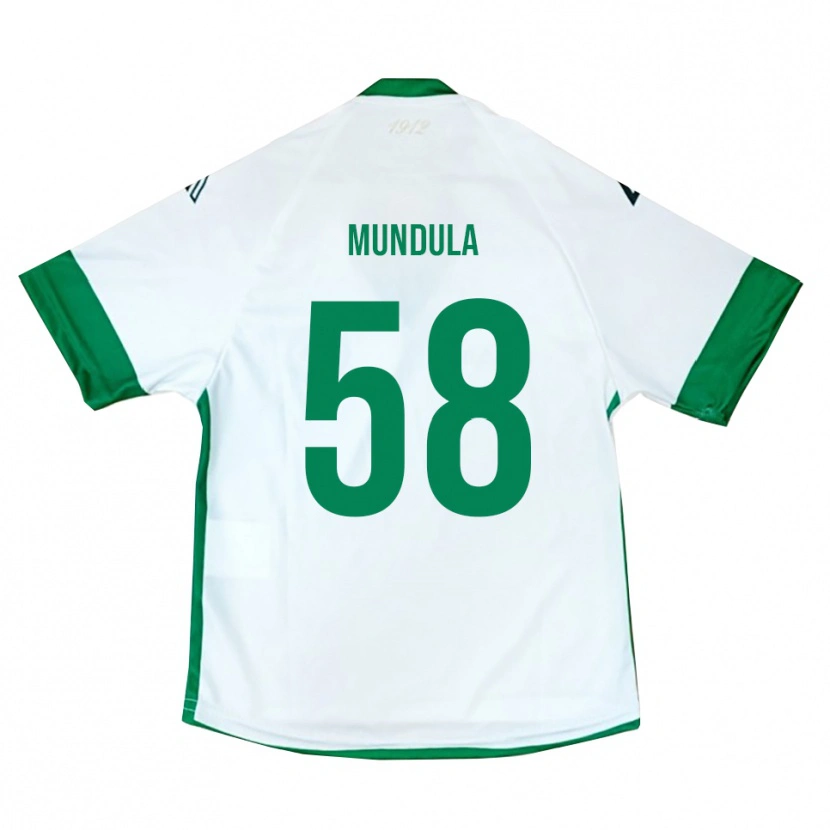 Danxen Barn Ciro Mundula #58 Vit Grön Blå Bortatröja Matchtröjor 2025/26 Tröjor T-Tröja