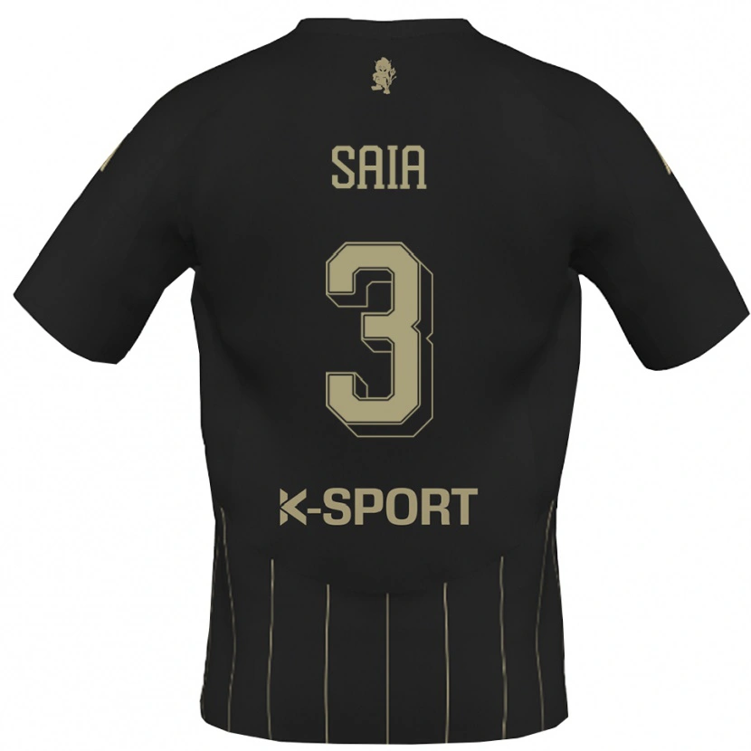 Danxen Barn Chris Saia #3 Grått Vitt Bortatröja Matchtröjor 2025/26 Tröjor T-Tröja