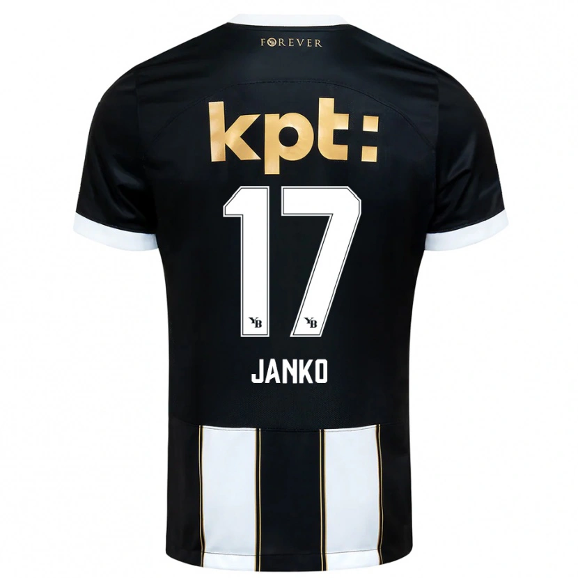 Danxen Barn Saidy Janko #17 Svart Vit Bortatröja Matchtröjor 2025/26 Tröjor T-Tröja