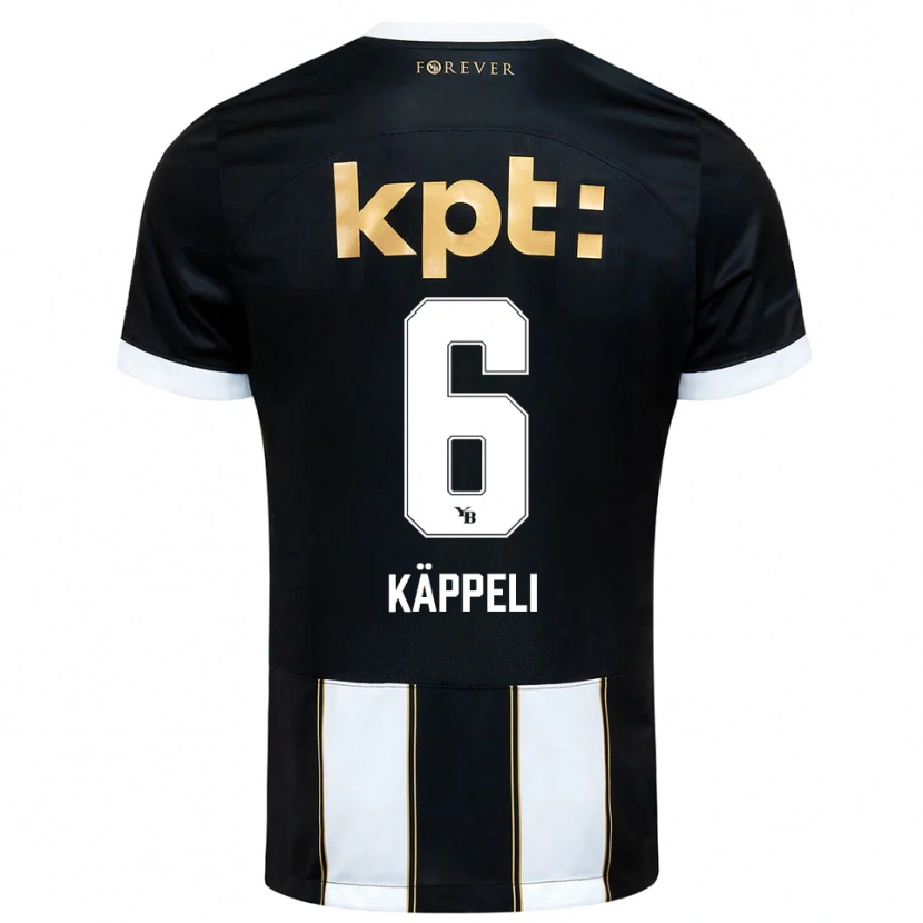 Danxen Barn Cuno Käppeli #6 Svart Vit Bortatröja Matchtröjor 2025/26 Tröjor T-Tröja