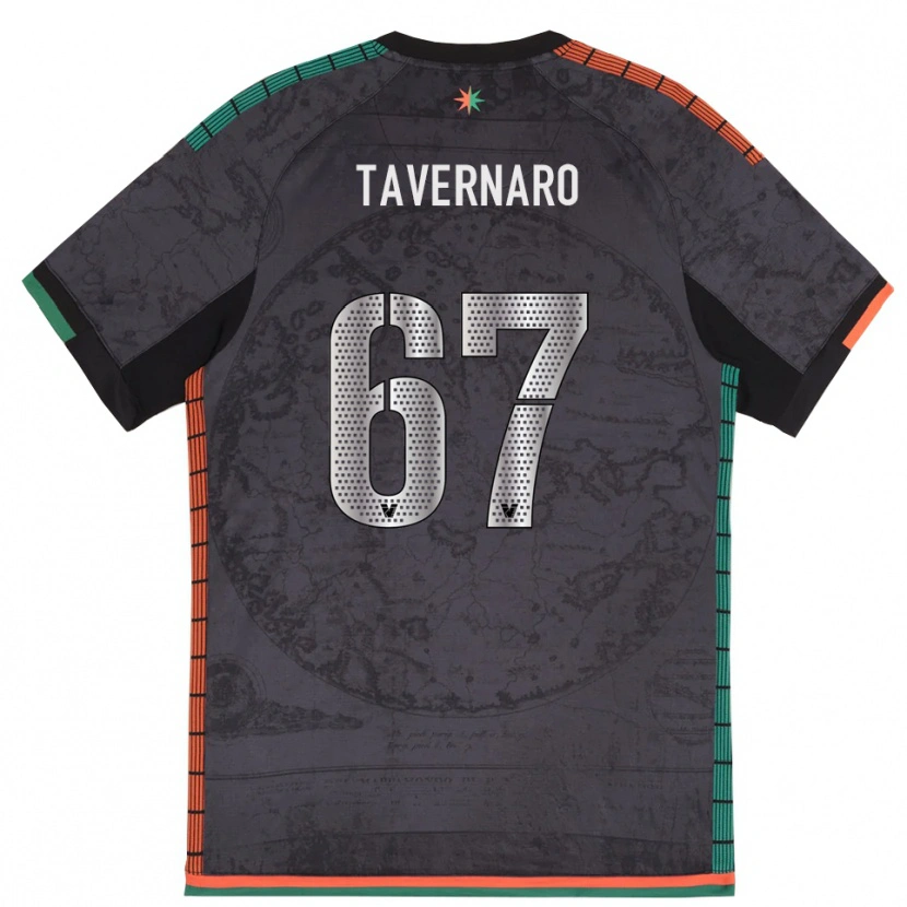 Danxen Män Federico Tavernaro #67 Mörkgrå Hemmatröja Matchtröjor 2025/26 Tröjor T-Tröja