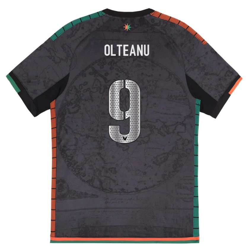 Danxen Män Alberto Olteanu #9 Mörkgrå Hemmatröja Matchtröjor 2025/26 Tröjor T-Tröja