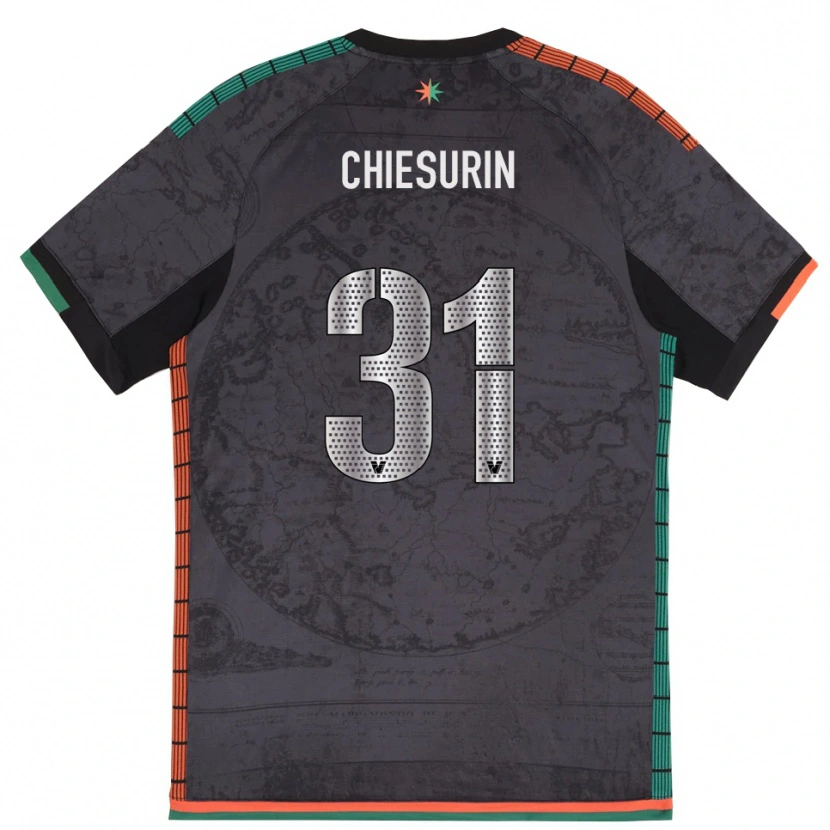 Danxen Män Alberto Chiesurin #31 Mörkgrå Hemmatröja Matchtröjor 2025/26 Tröjor T-Tröja