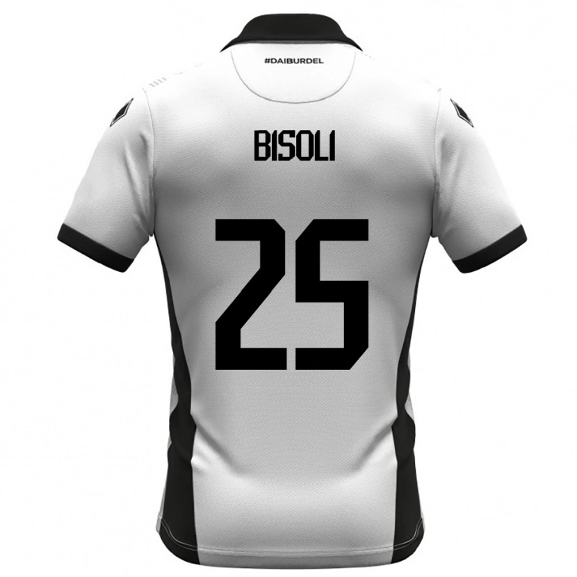 Danxen Män Dimitri Bisoli #25 Vit Svart Orange Hemmatröja Matchtröjor 2025/26 Tröjor T-Tröja