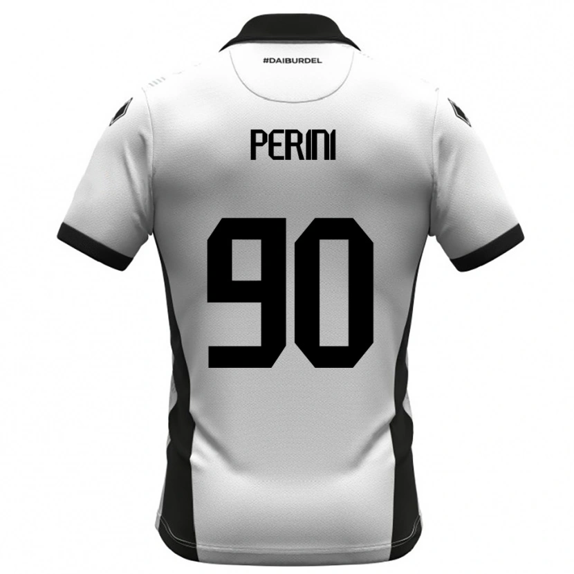 Danxen Män Giovanni Perini #90 Vit Svart Orange Hemmatröja Matchtröjor 2025/26 Tröjor T-Tröja