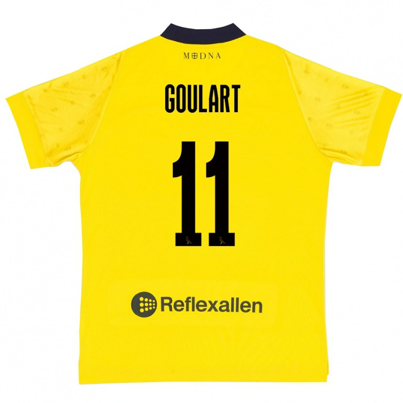 Danxen Män Yago Goulart #11 Gul Marinblå Hemmatröja Matchtröjor 2025/26 Tröjor T-Tröja