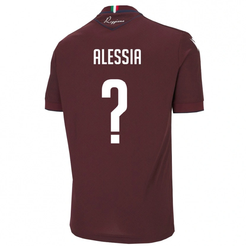 Danxen Män Ferrarini Alessia #0 Bourgogne Vitt Hemmatröja Matchtröjor 2025/26 Tröjor T-Tröja