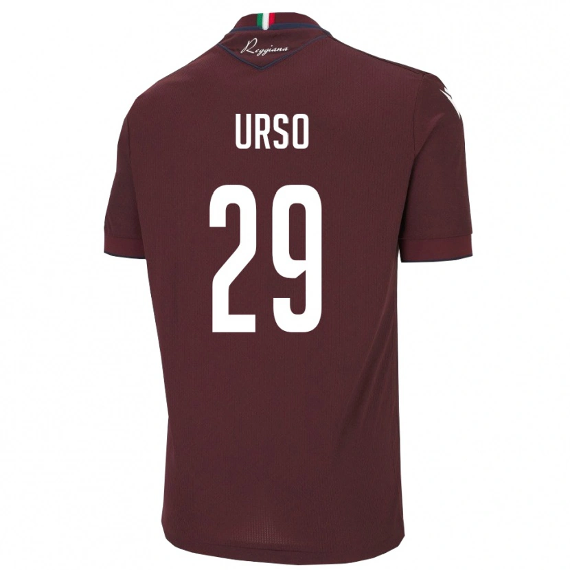 Danxen Män Oliver Urso #29 Bourgogne Vitt Hemmatröja Matchtröjor 2025/26 Tröjor T-Tröja