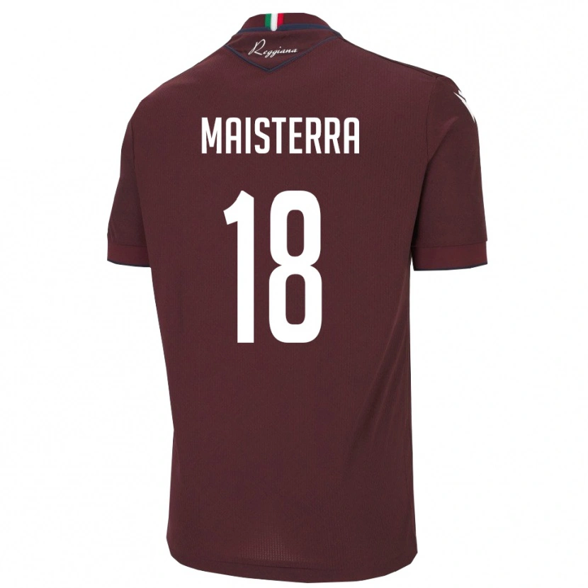 Danxen Män Roque Maisterra #18 Bourgogne Vitt Hemmatröja Matchtröjor 2025/26 Tröjor T-Tröja
