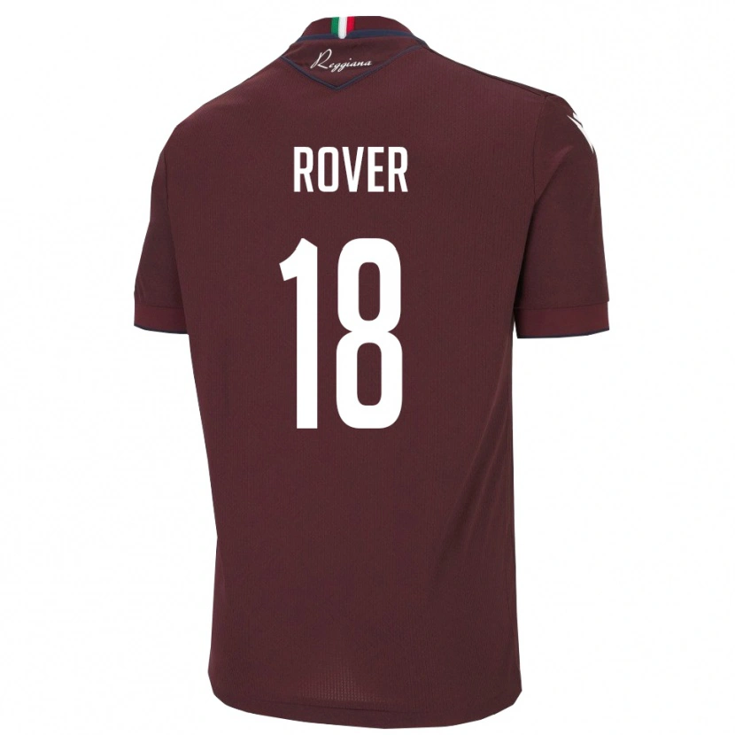 Danxen Män Matteo Rover #18 Bourgogne Vitt Hemmatröja Matchtröjor 2025/26 Tröjor T-Tröja