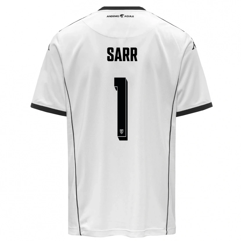 Danxen Män Mouhamadou Sarr #1 Vit Svart Hemmatröja Matchtröjor 2025/26 Tröjor T-Tröja