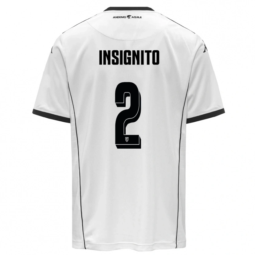 Danxen Män Alessio Insignito #2 Vit Svart Hemmatröja Matchtröjor 2025/26 Tröjor T-Tröja