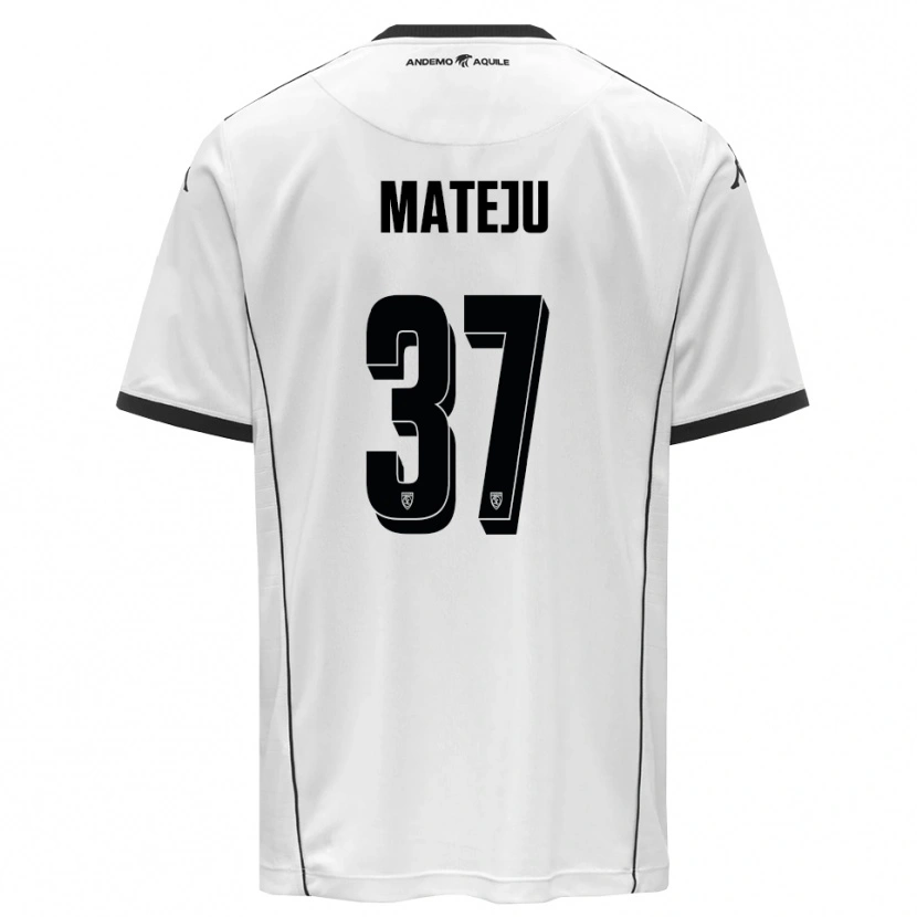 Danxen Män Ales Mateju #37 Vit Svart Hemmatröja Matchtröjor 2025/26 Tröjor T-Tröja