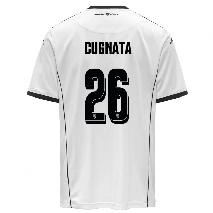 Danxen Män Christian Cugnata #26 Vit Svart Hemmatröja Matchtröjor 2025/26 Tröjor T-Tröja