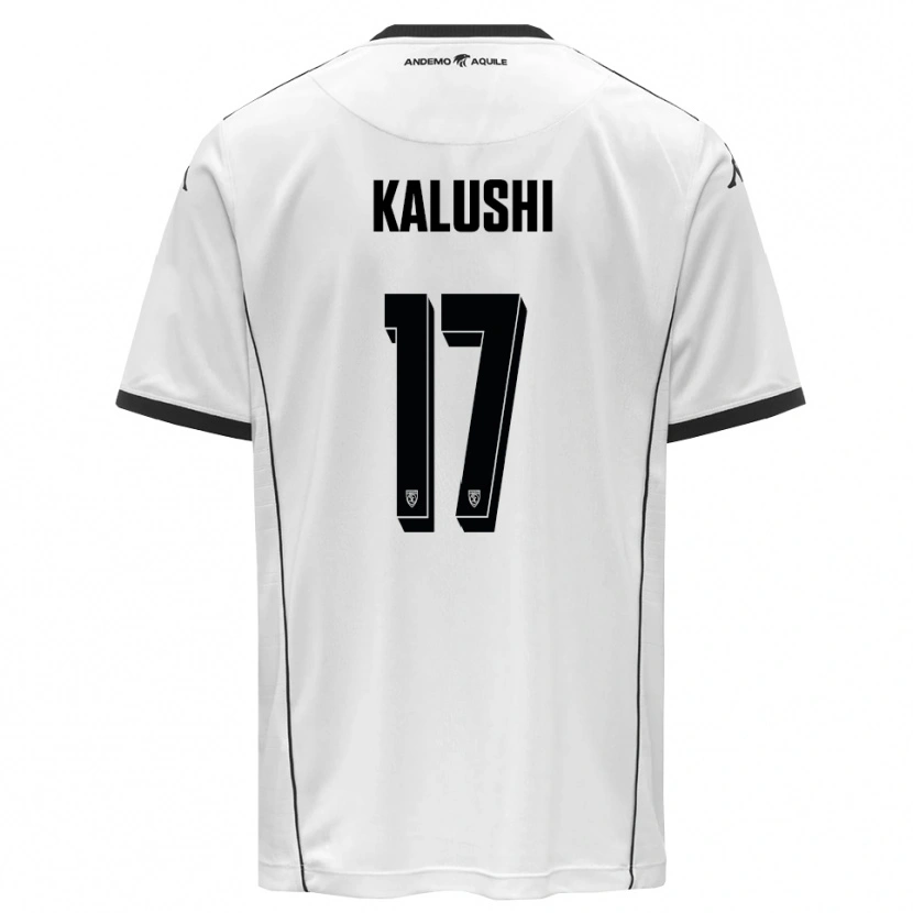 Danxen Män Marvin Kalushi #17 Vit Svart Hemmatröja Matchtröjor 2025/26 Tröjor T-Tröja