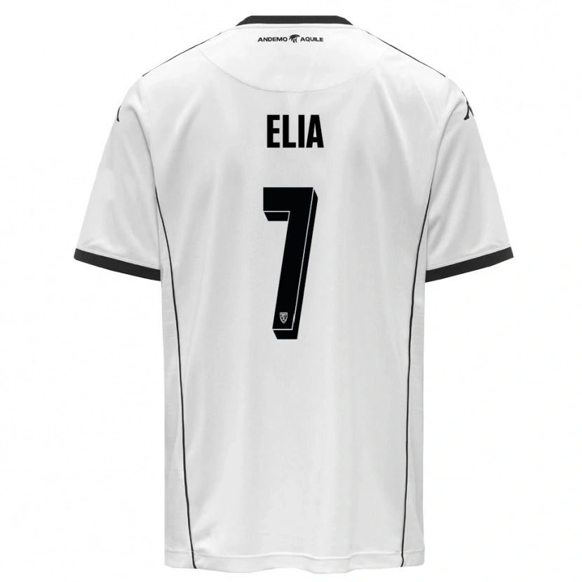 Danxen Män Salvatore Elia #7 Vit Svart Hemmatröja Matchtröjor 2025/26 Tröjor T-Tröja