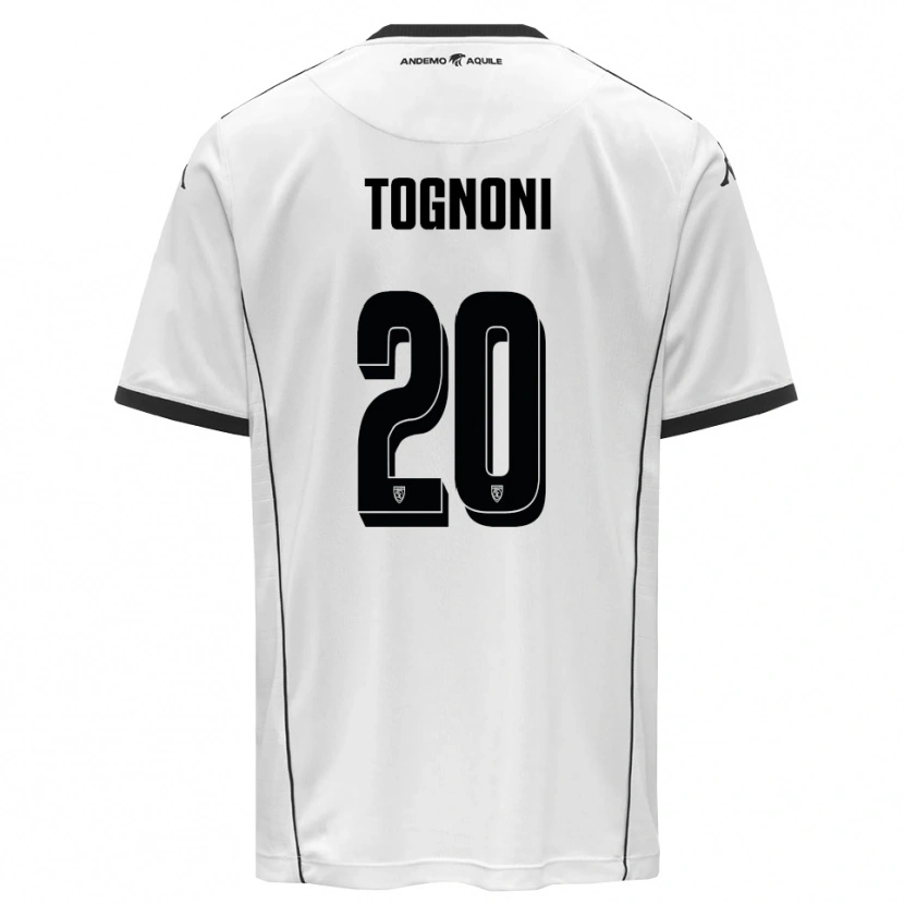 Danxen Män Thomas Tognoni #20 Vit Svart Hemmatröja Matchtröjor 2025/26 Tröjor T-Tröja