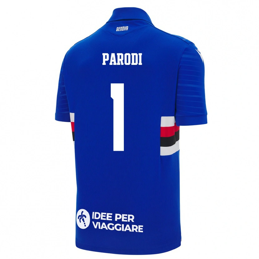 Danxen Män Alessio Parodi #1 Blå Vit Hemmatröja Matchtröjor 2025/26 Tröjor T-Tröja