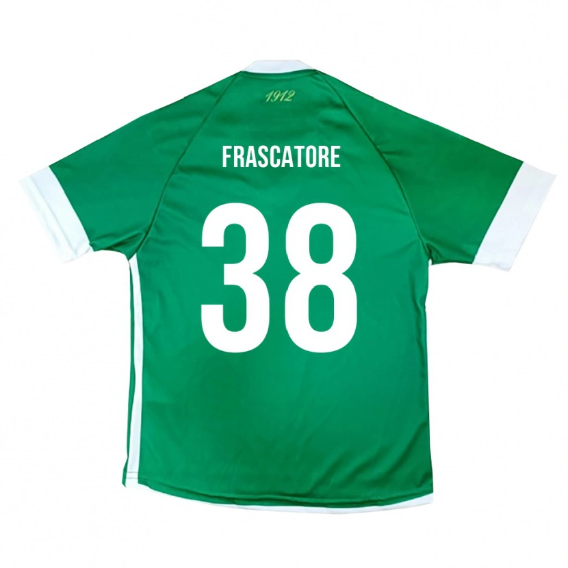 Danxen Män Paolo Frascatore #38 Grön Vit Hemmatröja Matchtröjor 2025/26 Tröjor T-Tröja