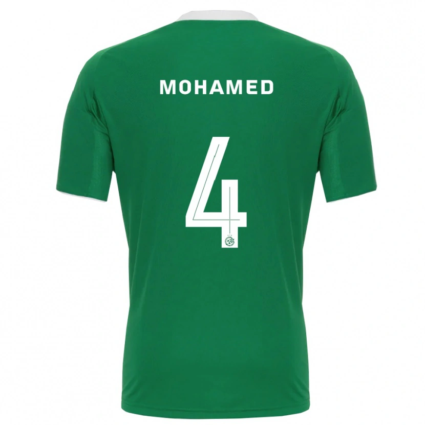 Danxen Män Ali Mohamed #4 Grön Vit Hemmatröja Matchtröjor 2025/26 Tröjor T-Tröja