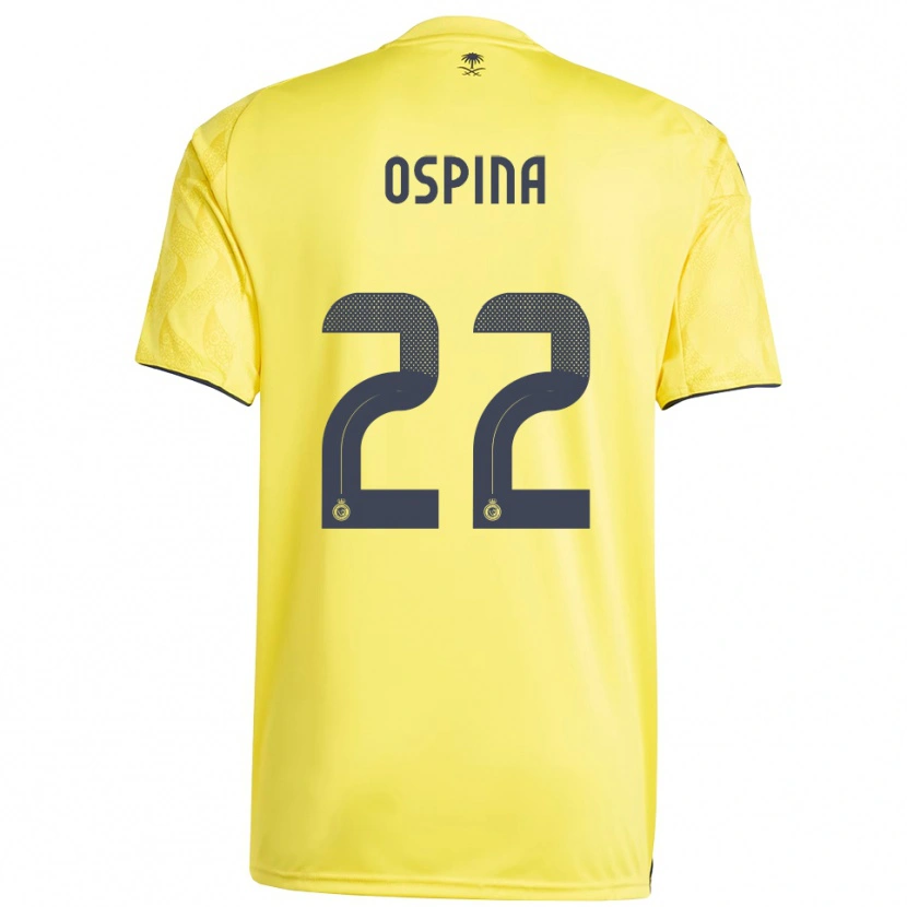 Danxen Män David Ospina #22 Gul Svart Hemmatröja Matchtröjor 2025/26 Tröjor T-Tröja