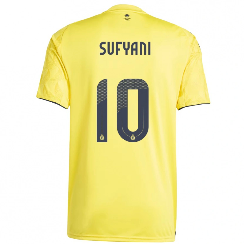 Danxen Män Abdulrahman Sufyani #10 Gul Svart Hemmatröja Matchtröjor 2025/26 Tröjor T-Tröja