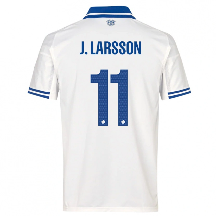Danxen Män Jordan Larsson #11 Vit Blå Hemmatröja Matchtröjor 2025/26 Tröjor T-Tröja