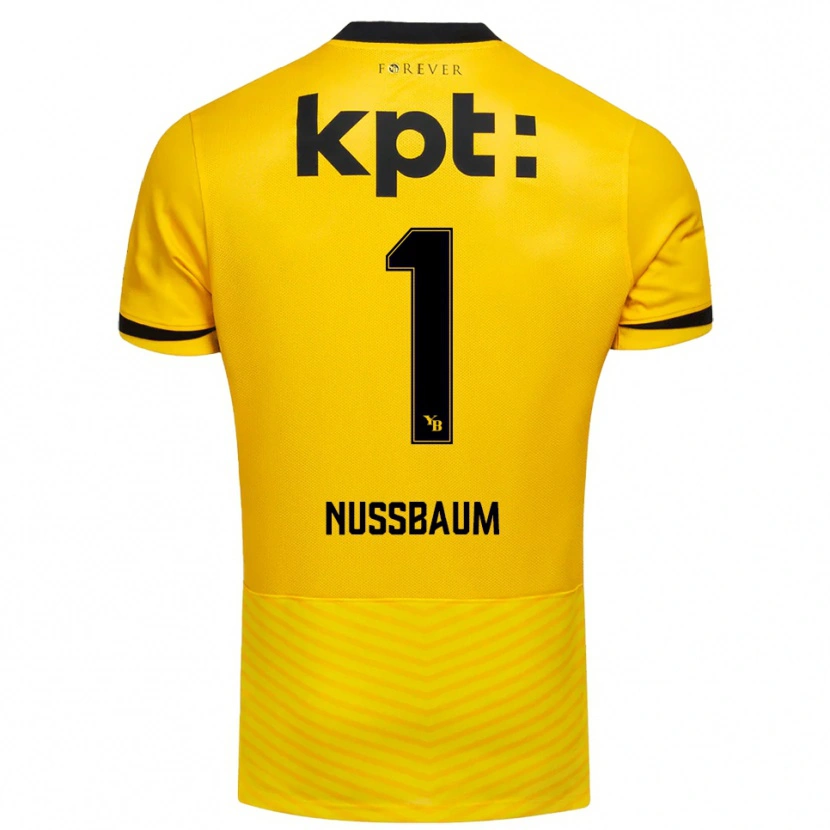 Danxen Män Ramon Nussbaum #1 Gul Svart Hemmatröja Matchtröjor 2025/26 Tröjor T-Tröja