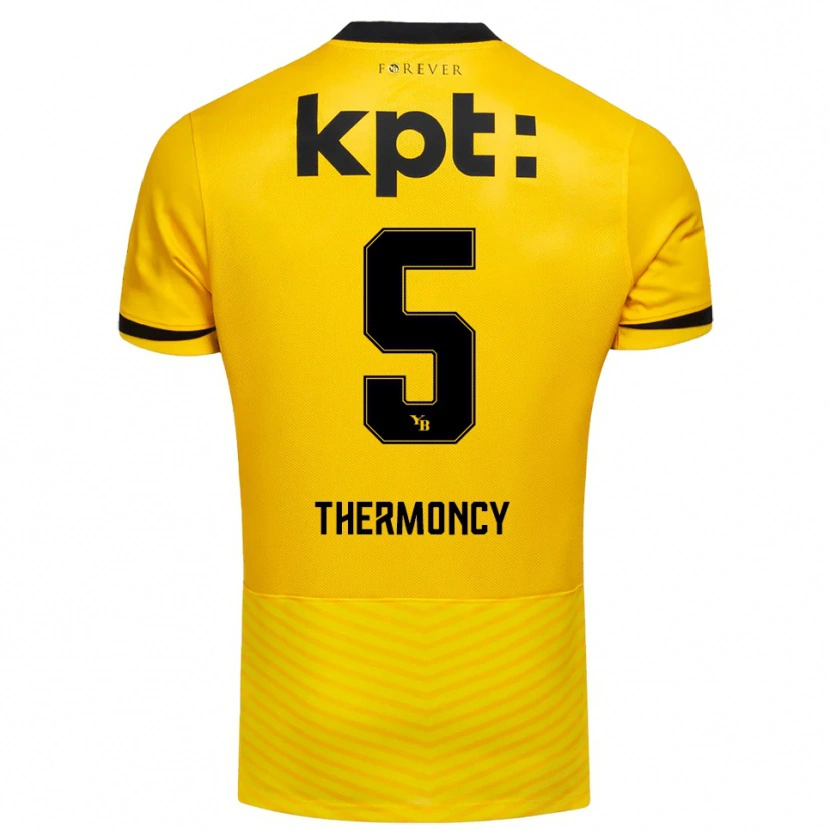 Danxen Män Keeto Thermoncy #5 Gul Svart Hemmatröja Matchtröjor 2025/26 Tröjor T-Tröja