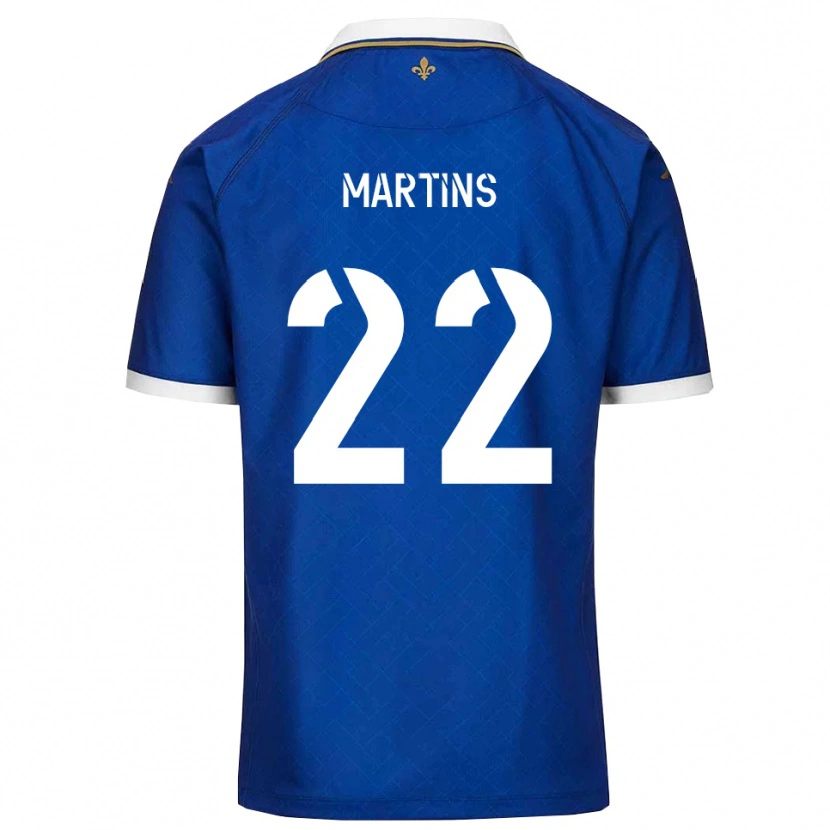 Danxen Män Nicolas Martins #22 Blått Guld Hemmatröja Matchtröjor 2025/26 Tröjor T-Tröja