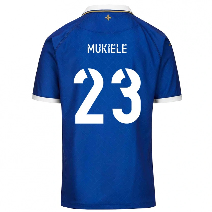 Danxen Män Norvin Mukiele #23 Blått Guld Hemmatröja Matchtröjor 2025/26 Tröjor T-Tröja