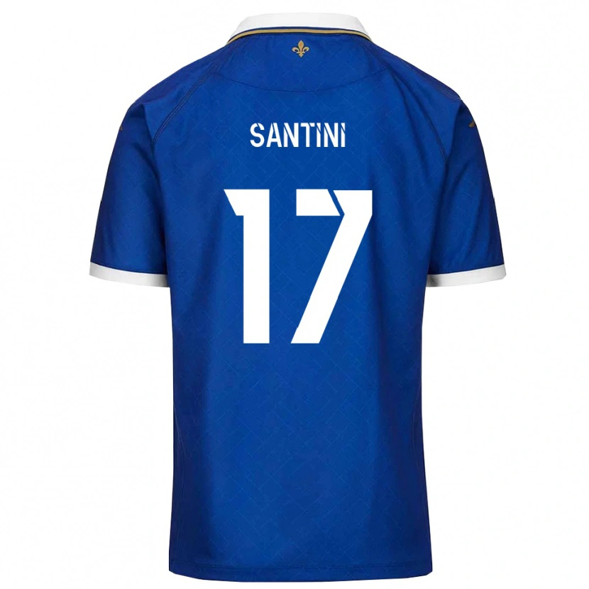 Danxen Män Jérémi Santini #17 Blått Guld Hemmatröja Matchtröjor 2025/26 Tröjor T-Tröja