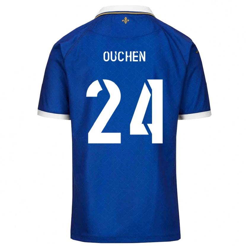 Danxen Män Ali Ouchen #24 Blått Guld Hemmatröja Matchtröjor 2025/26 Tröjor T-Tröja