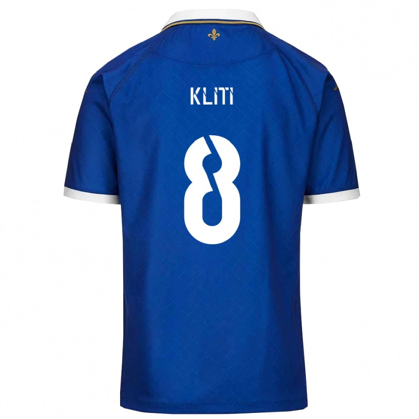Danxen Män Ayoub Kliti #8 Blått Guld Hemmatröja Matchtröjor 2025/26 Tröjor T-Tröja