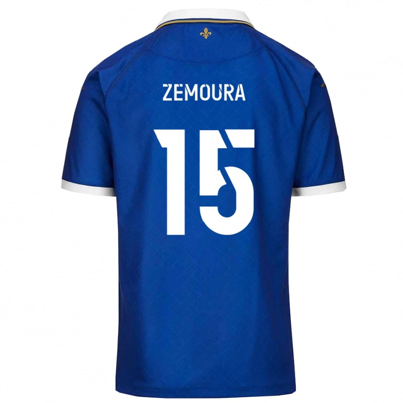 Danxen Män Yohan Zemoura #15 Blått Guld Hemmatröja Matchtröjor 2025/26 Tröjor T-Tröja