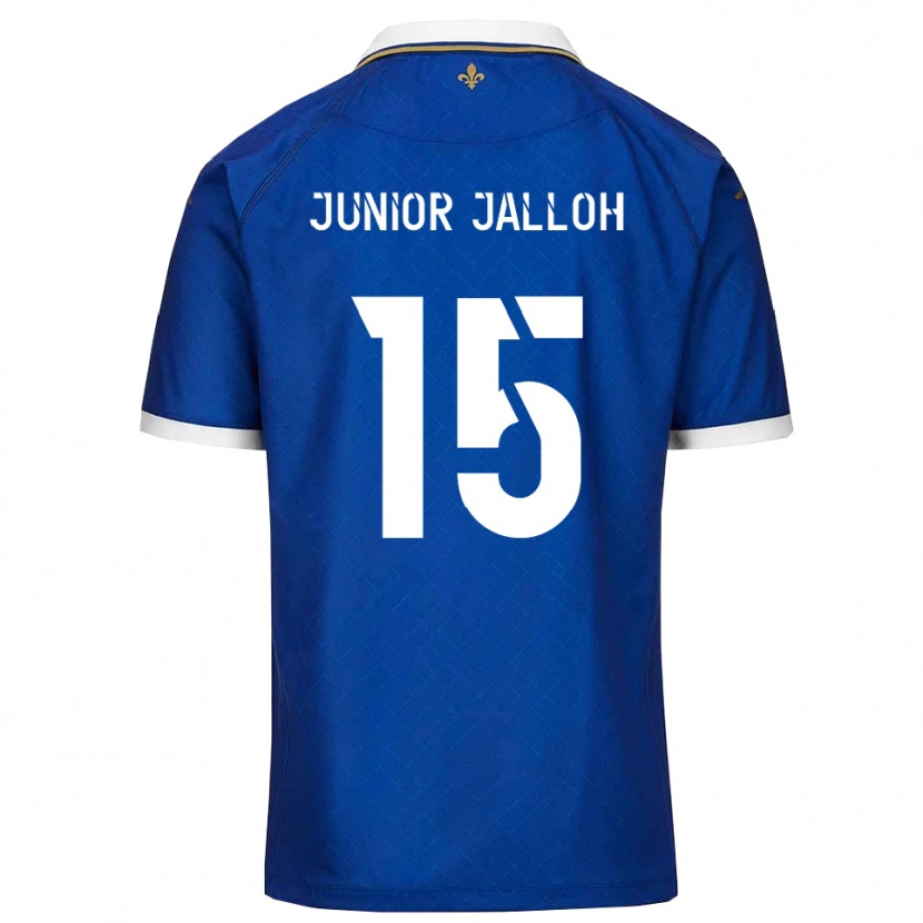 Danxen Män Abubakar Junior Jalloh #15 Blått Guld Hemmatröja Matchtröjor 2025/26 Tröjor T-Tröja