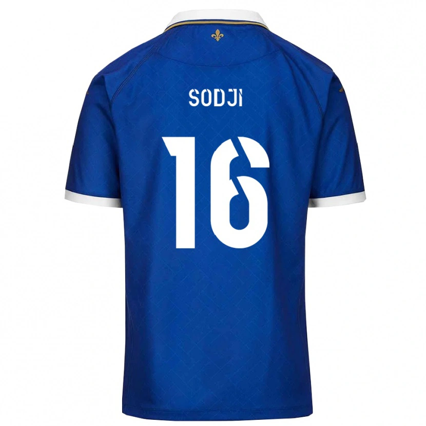 Danxen Män Alexandre Sodji #16 Blått Guld Hemmatröja Matchtröjor 2025/26 Tröjor T-Tröja