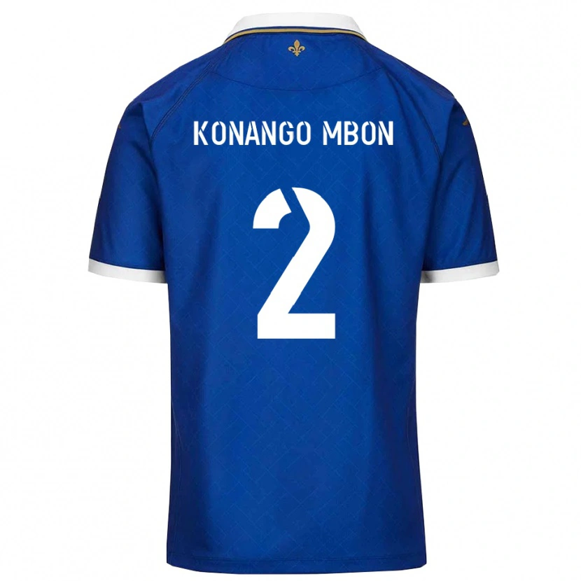 Danxen Män Jordan Konango Mbon #2 Blått Guld Hemmatröja Matchtröjor 2025/26 Tröjor T-Tröja