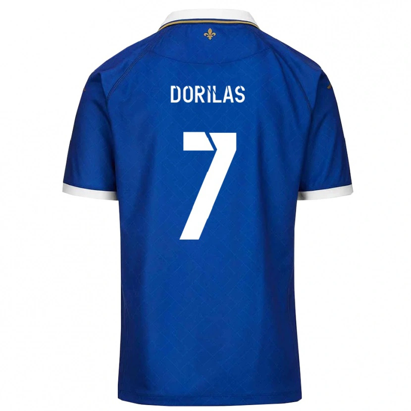 Danxen Män Johan Dorilas #7 Blått Guld Hemmatröja Matchtröjor 2025/26 Tröjor T-Tröja