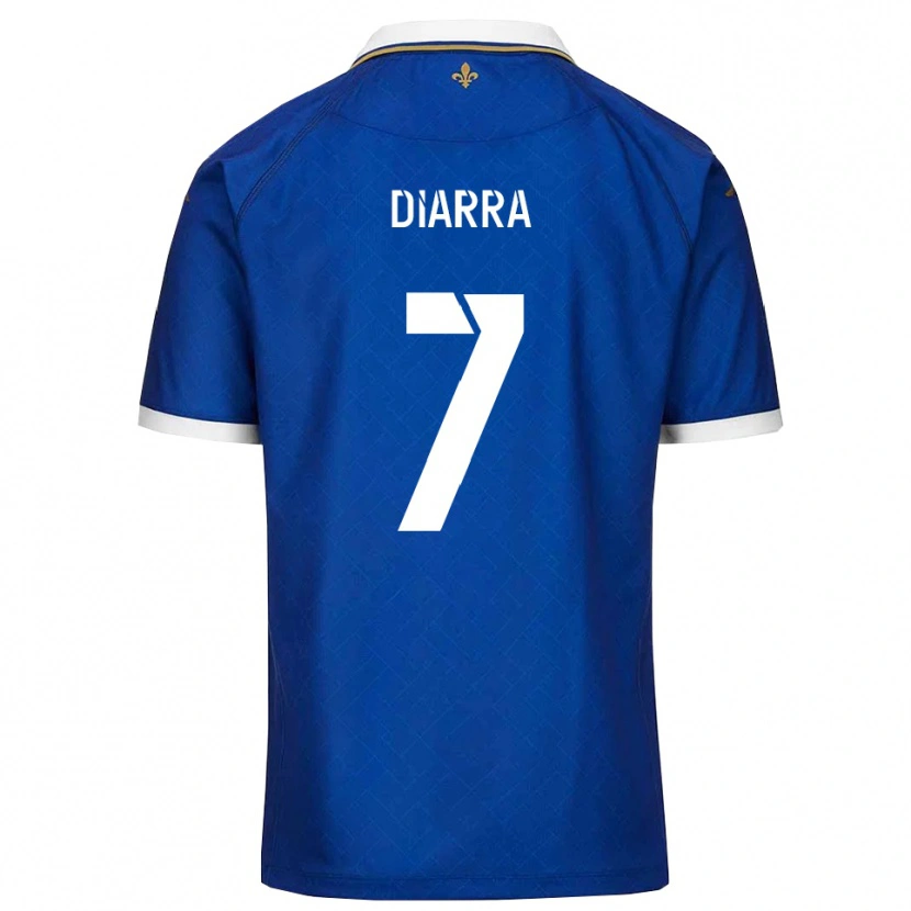 Danxen Män Cheick Diarra #7 Blått Guld Hemmatröja Matchtröjor 2025/26 Tröjor T-Tröja