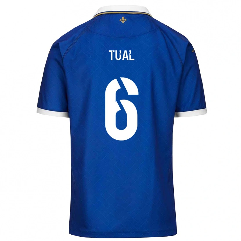 Danxen Män Mathys Tual #6 Blått Guld Hemmatröja Matchtröjor 2025/26 Tröjor T-Tröja