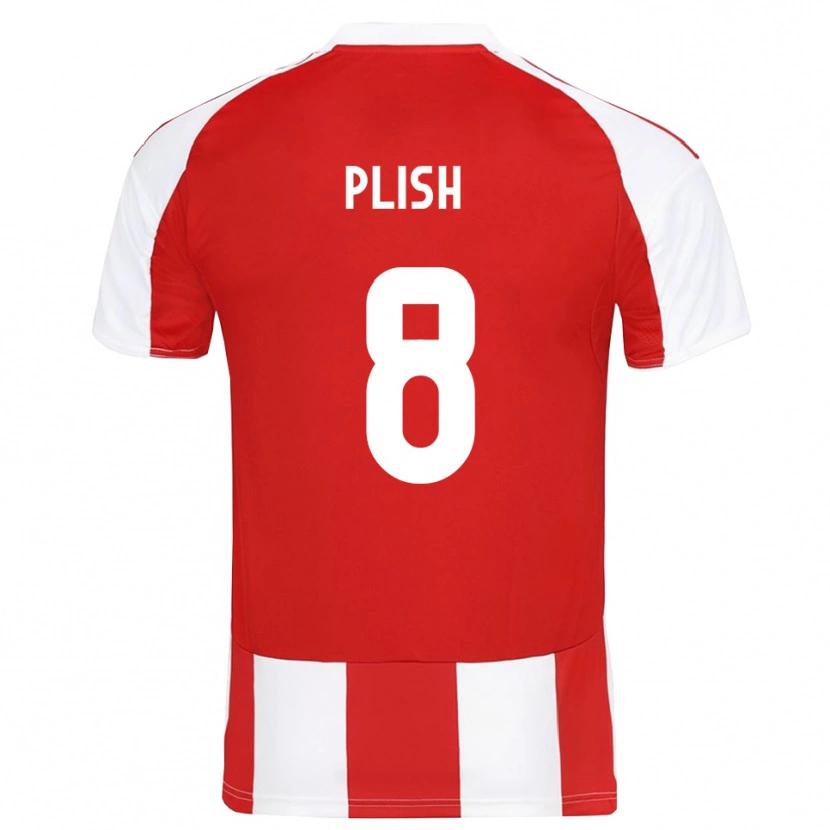 Danxen Män Konstantin Plish #8 Röd Vit Hemmatröja Matchtröjor 2025/26 Tröjor T-Tröja