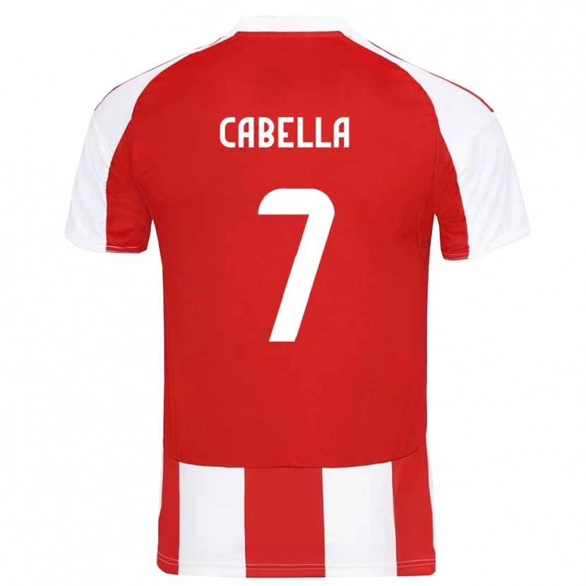 Danxen Män Rémy Cabella #7 Röd Vit Hemmatröja Matchtröjor 2025/26 Tröjor T-Tröja