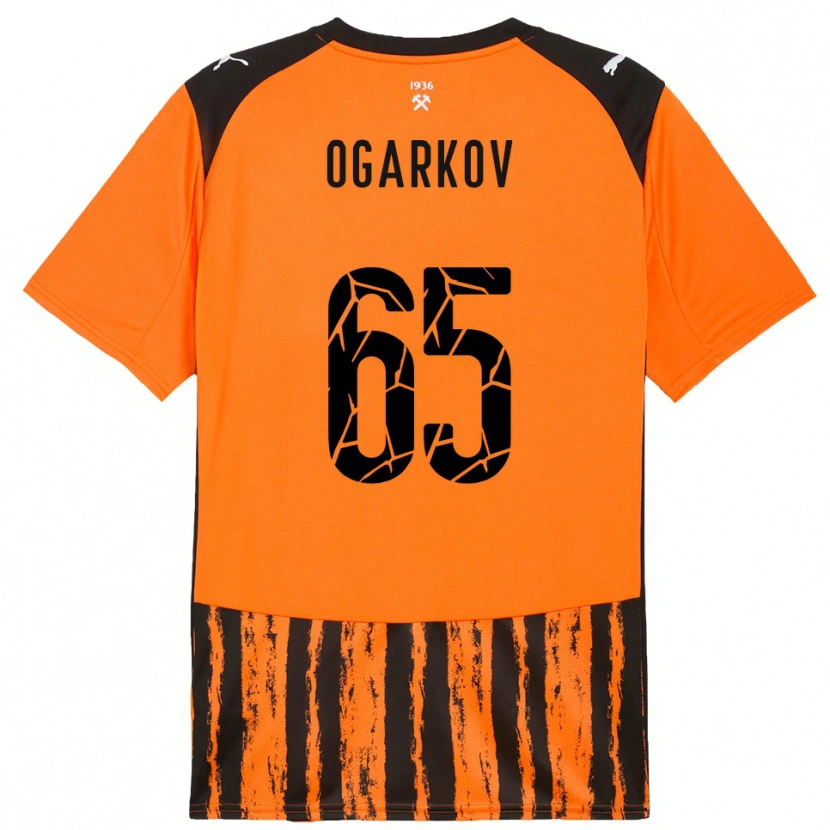 Danxen Män Mykola Ogarkov #65 Orange Svart Hemmatröja Matchtröjor 2025/26 Tröjor T-Tröja