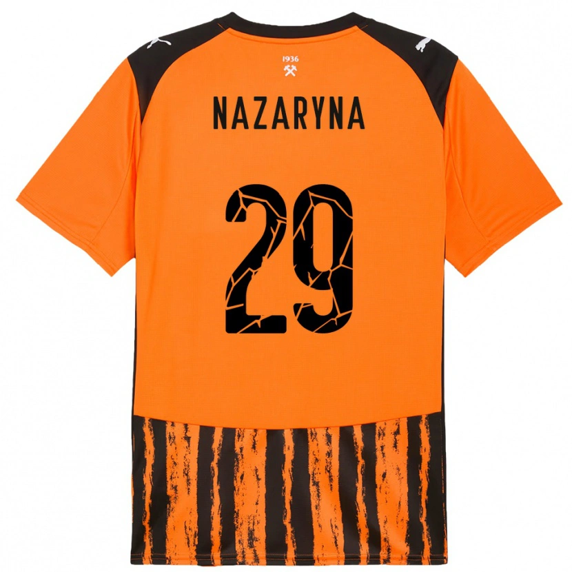Danxen Män Yegor Nazaryna #29 Orange Svart Hemmatröja Matchtröjor 2025/26 Tröjor T-Tröja