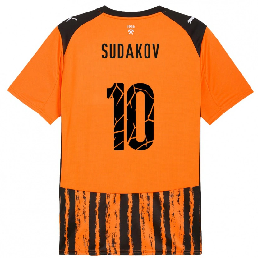 Danxen Män Georgiy Sudakov #10 Orange Svart Hemmatröja Matchtröjor 2025/26 Tröjor T-Tröja