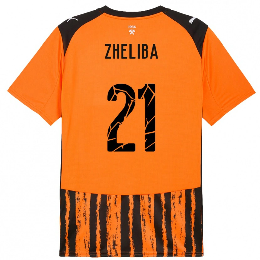 Danxen Män Yan Zheliba #21 Orange Svart Hemmatröja Matchtröjor 2025/26 Tröjor T-Tröja