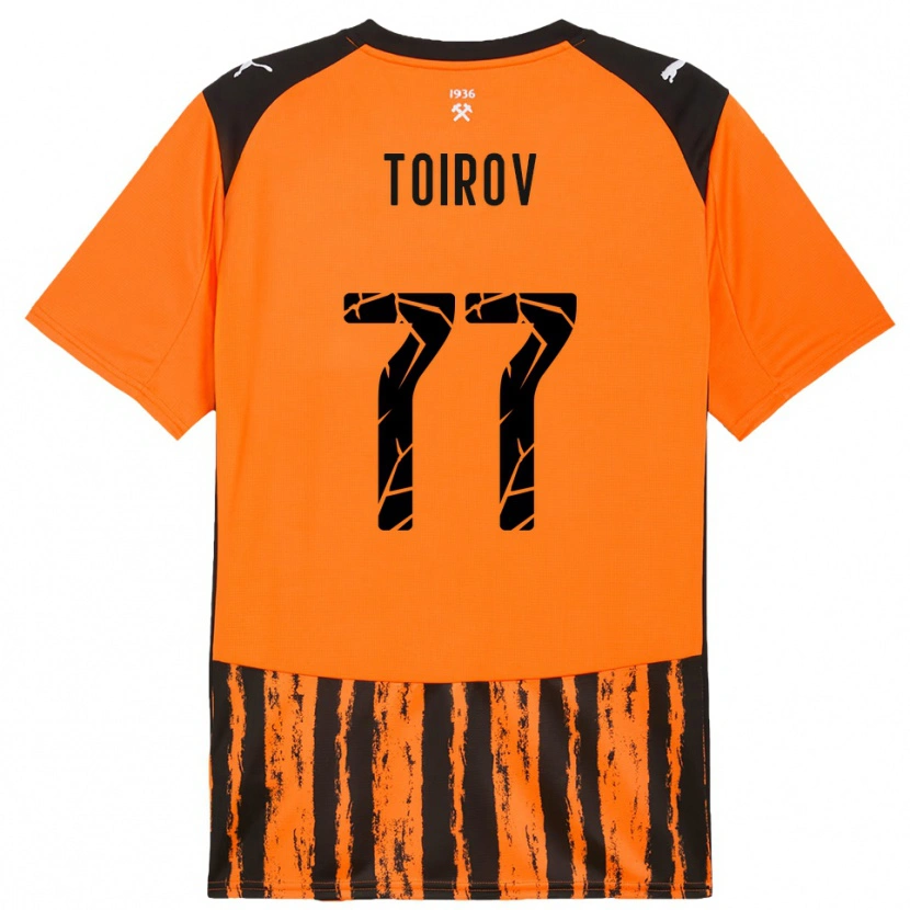 Danxen Män Khusrav Toirov #77 Orange Svart Hemmatröja Matchtröjor 2025/26 Tröjor T-Tröja