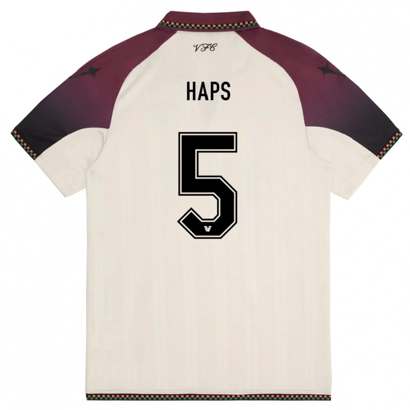 Danxen Män Ridgeciano Haps #5 Krämfärgad Vinröd Bortatröja Matchtröjor 2025/26 Tröjor T-Tröja
